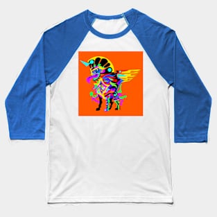 marvelous monster sphinx ecopop in kaiju totonac mexican robotics art Baseball T-Shirt